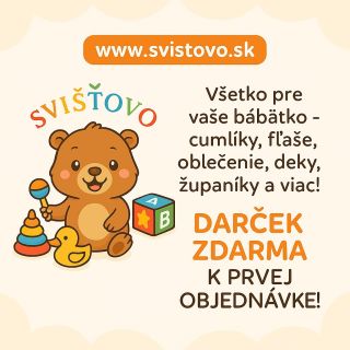🎁 Darček zdarma k prvej objednávke! Každý nový zákazník získa darček zdarma – platí do vypredania zásob! 👶 Na stránke...
